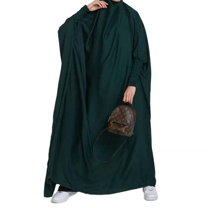 10 Colors Option Muslim Women Overhead Robe Jilbab Prayer Dress