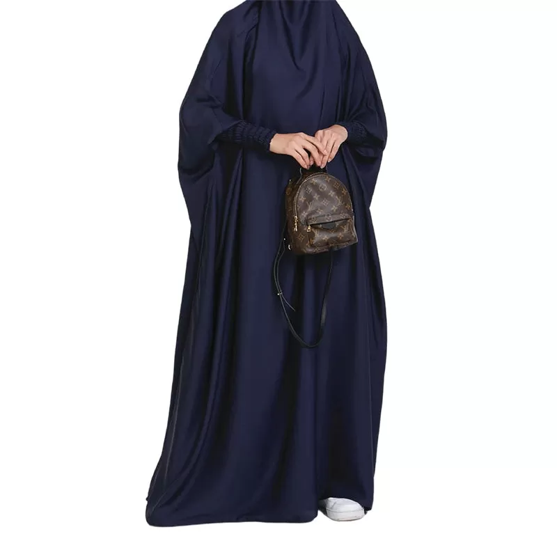 10 Colors Option Muslim Women Overhead Robe Jilbab Prayer Dress