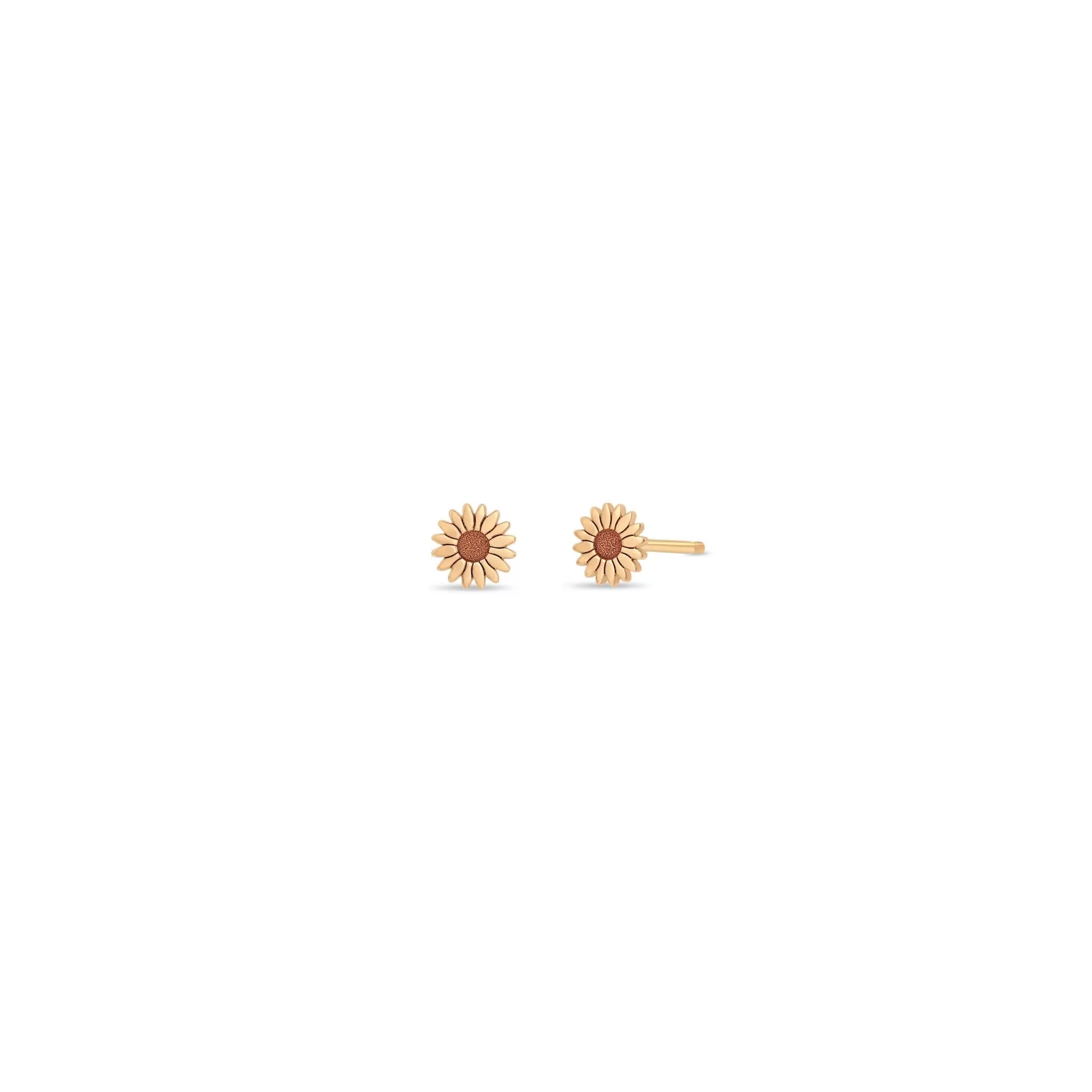 14k Itty Bitty Flower Stud