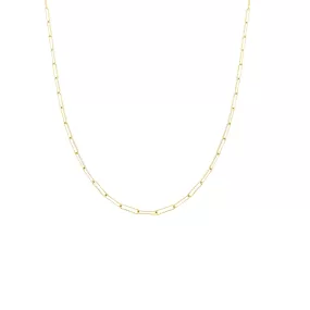 9ct Solid Gold Fine Glitter Chain Necklace