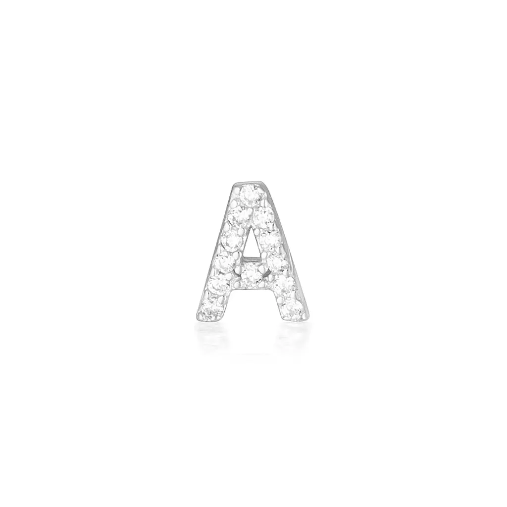 A-Z Earring Silver