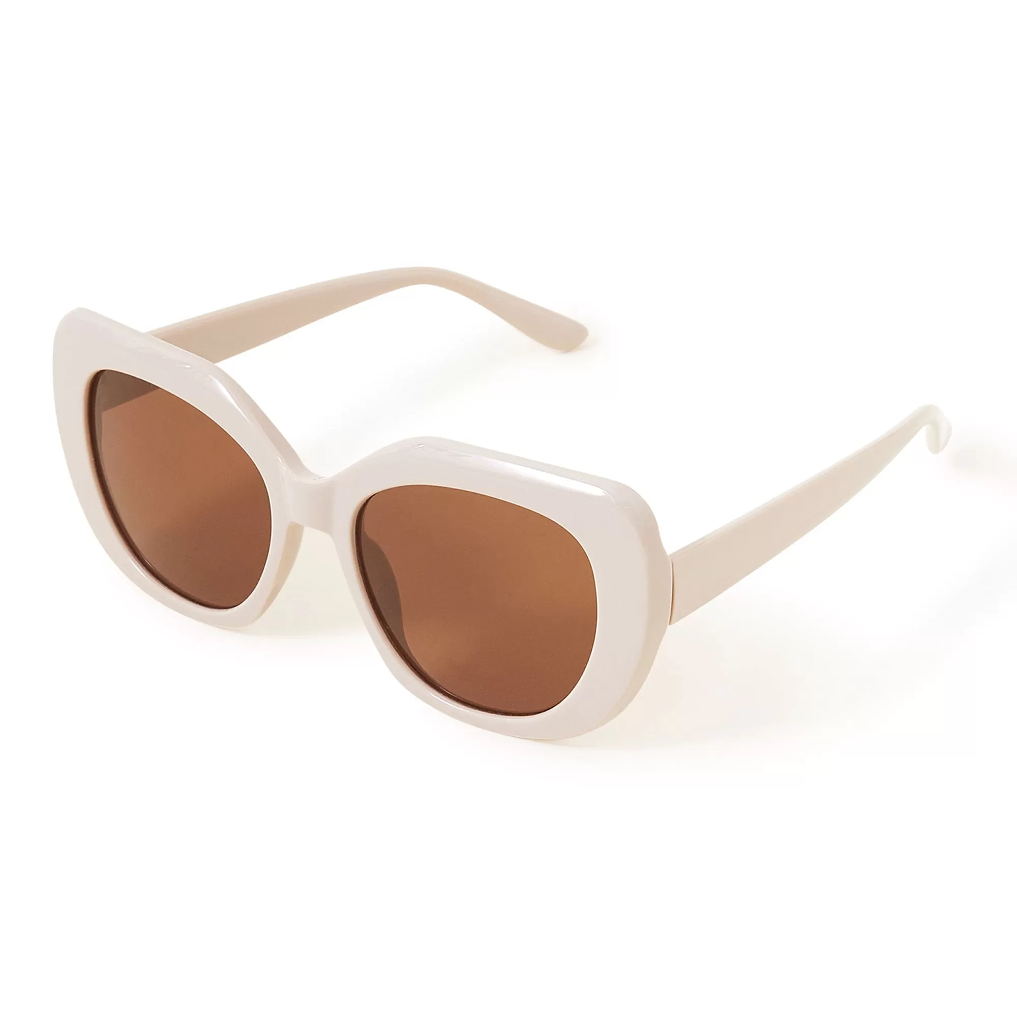 Accessorize London Women's Oversized Soft Cateye Sunglasses