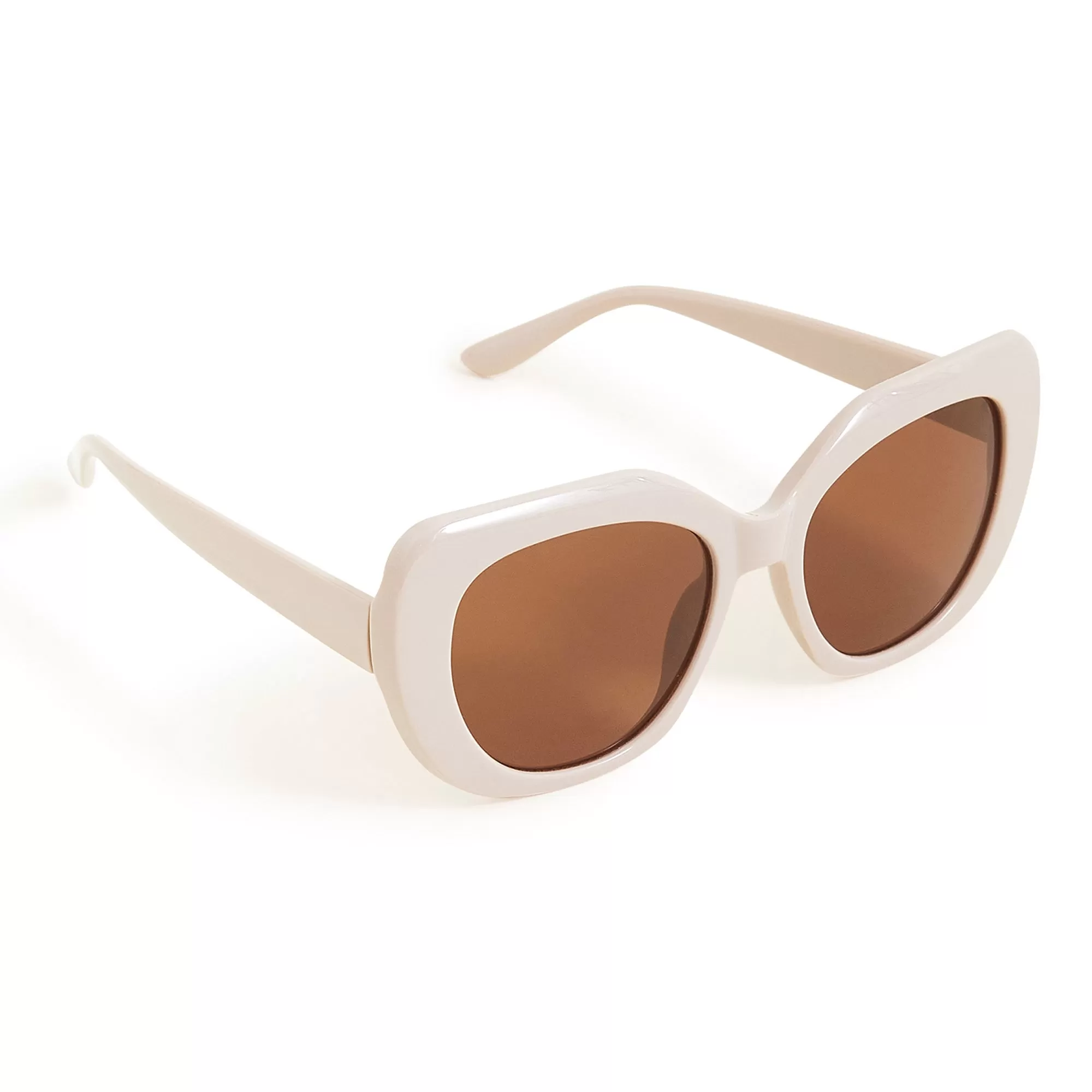 Accessorize London Women's Oversized Soft Cateye Sunglasses