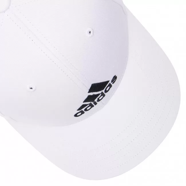 Adidas unisex 6 panel baseball cap with embroidered logo FK0896 white