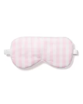 Adult's Twill Sleep Mask | Pink Gingham