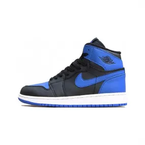 AIR JORDAN 1 RETRO BLACK ROYAL BLUE 2013 GS (YOUTH)