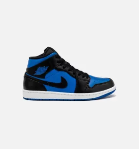 Air Jordan 1 Retro Mid Varsity Royal Mens Lifestyle Shoe - Blue/Black