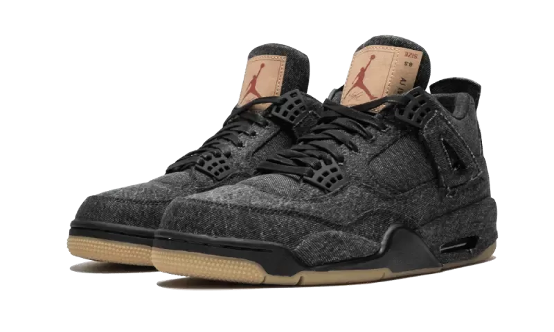 Air Jordan 4 Retro Levi's Black