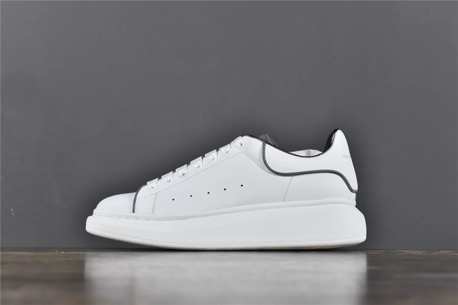 Alexander McQ White Smooth Calf Leather