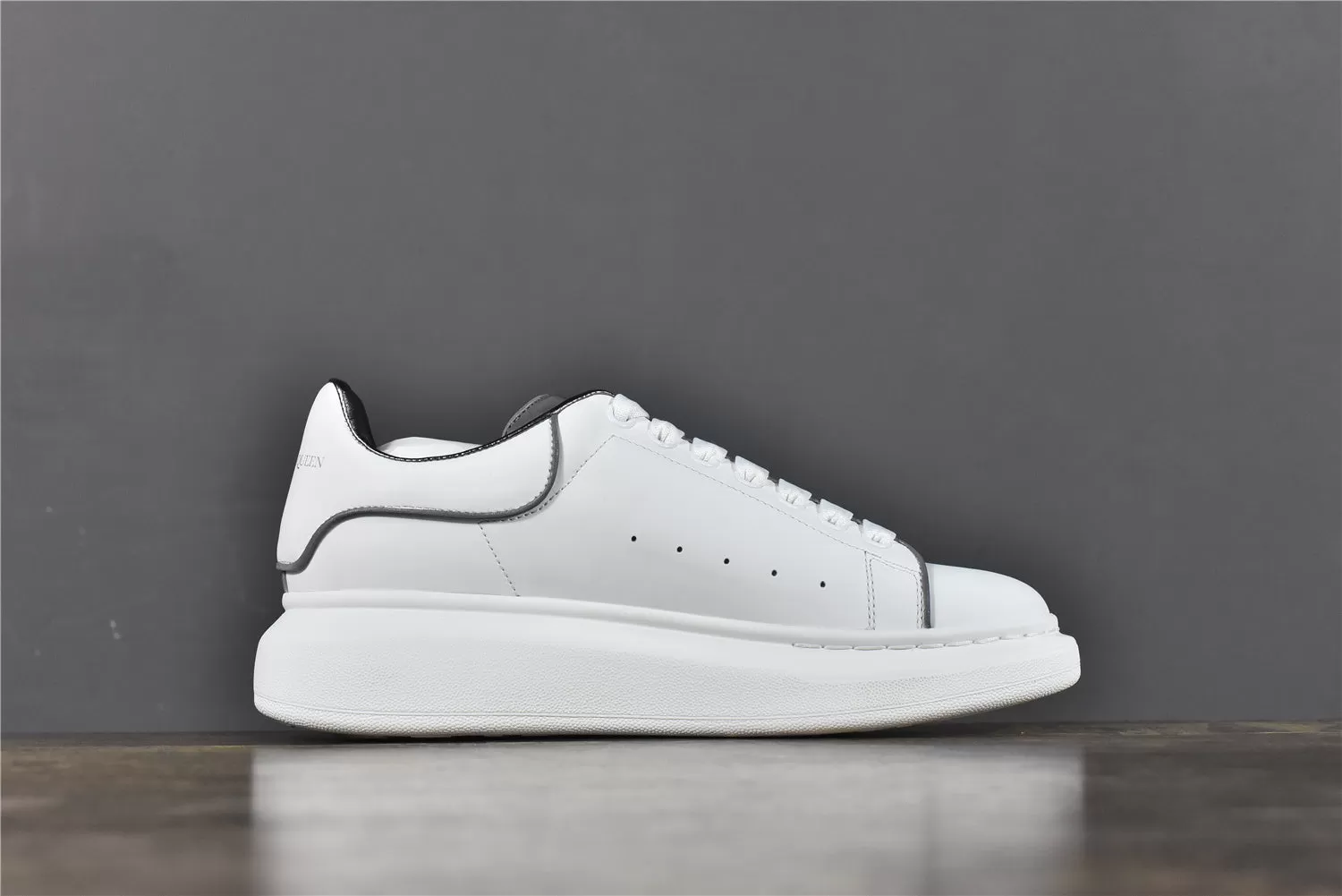 Alexander McQ White Smooth Calf Leather