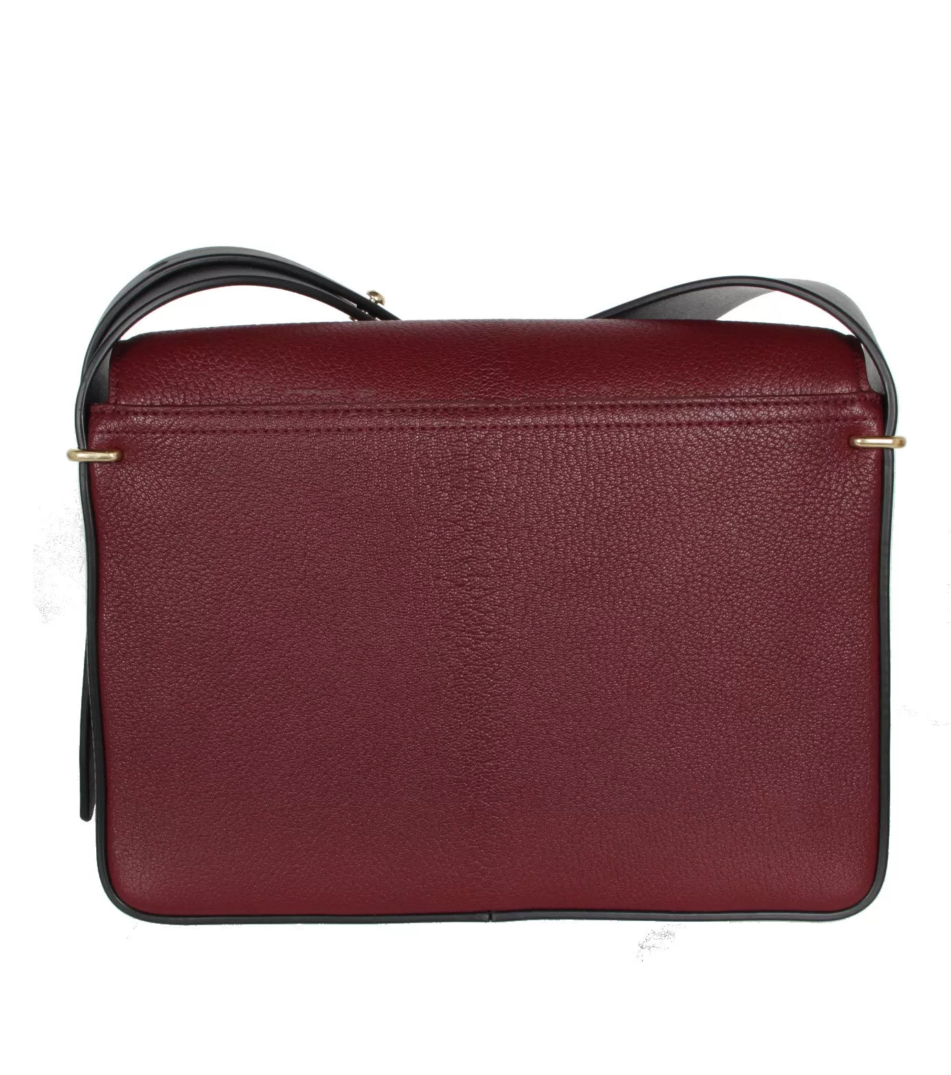 Alix Flap, Burgundy/Black