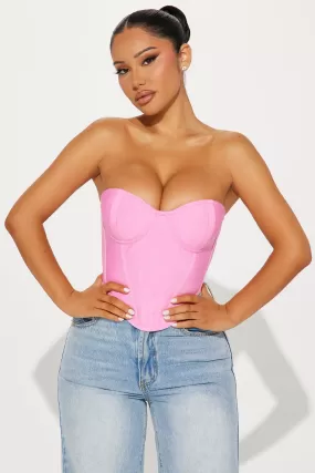 Amara Bandage Corset Top - Pink