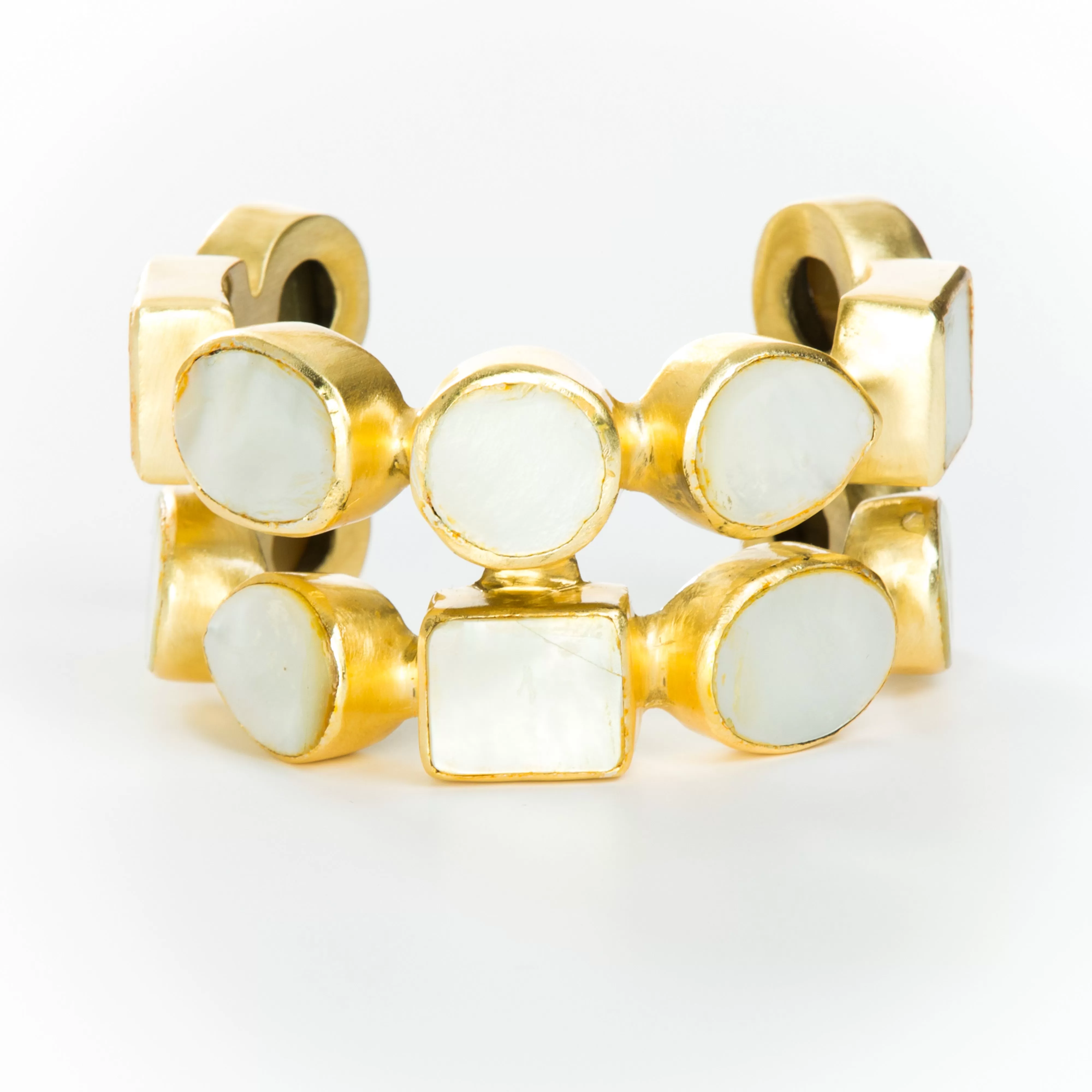 Amelia Double Cuff (Mother-Of-Pearl)