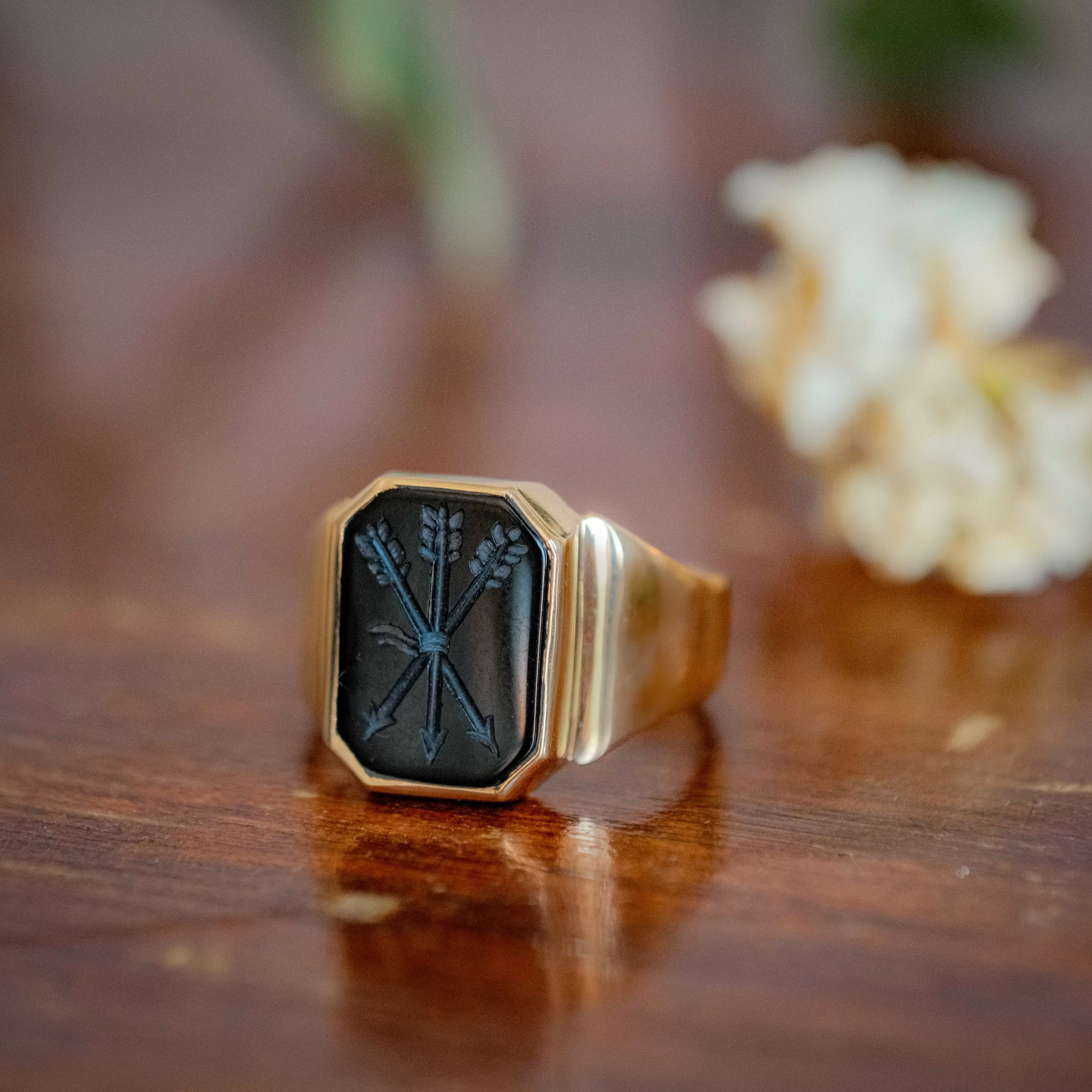 Arrows Intaglio Ring - One of a Kind