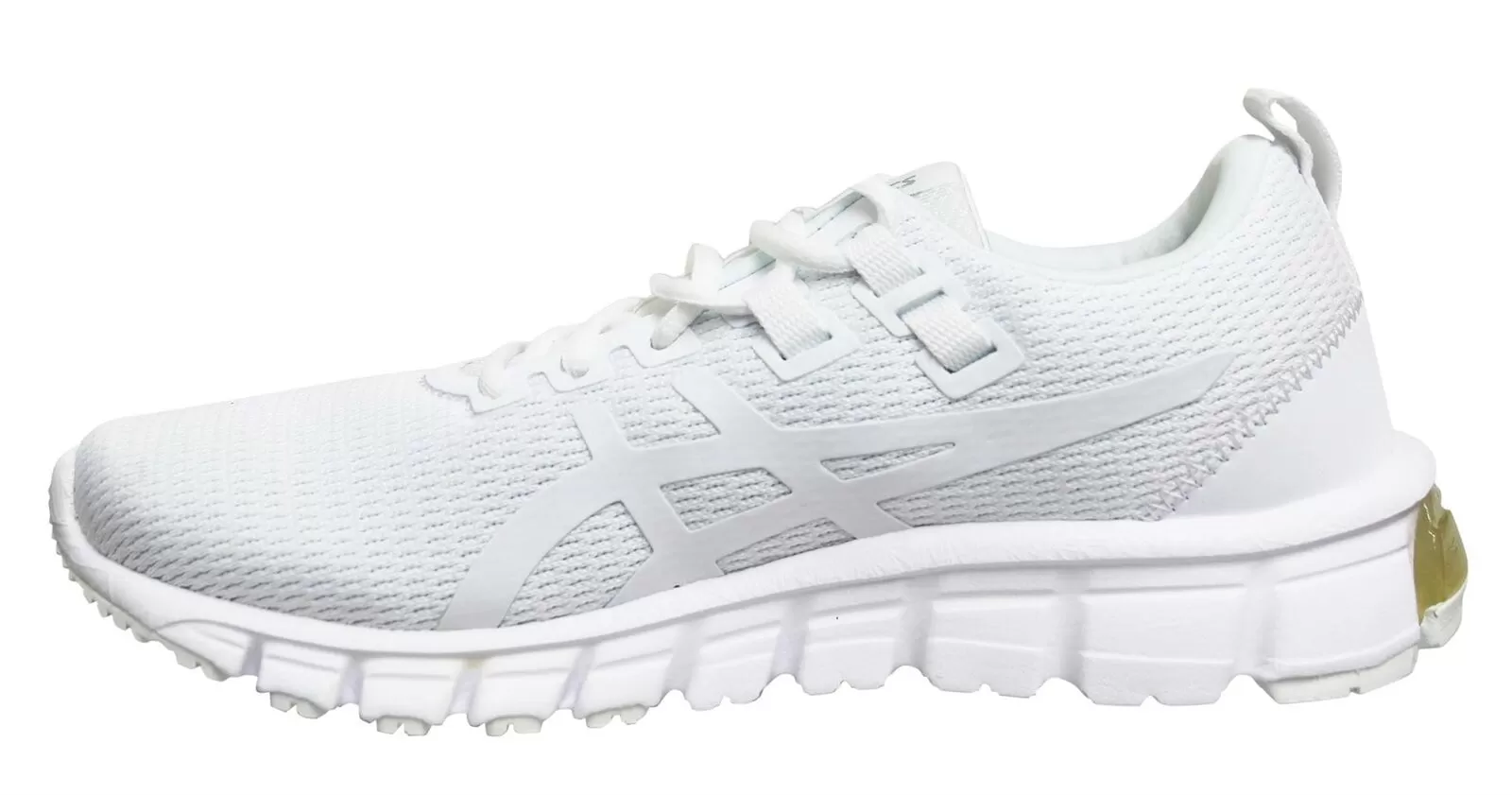 Asics Gel-Quantum 90 White  Low Lace Up Running Trainers - Womens