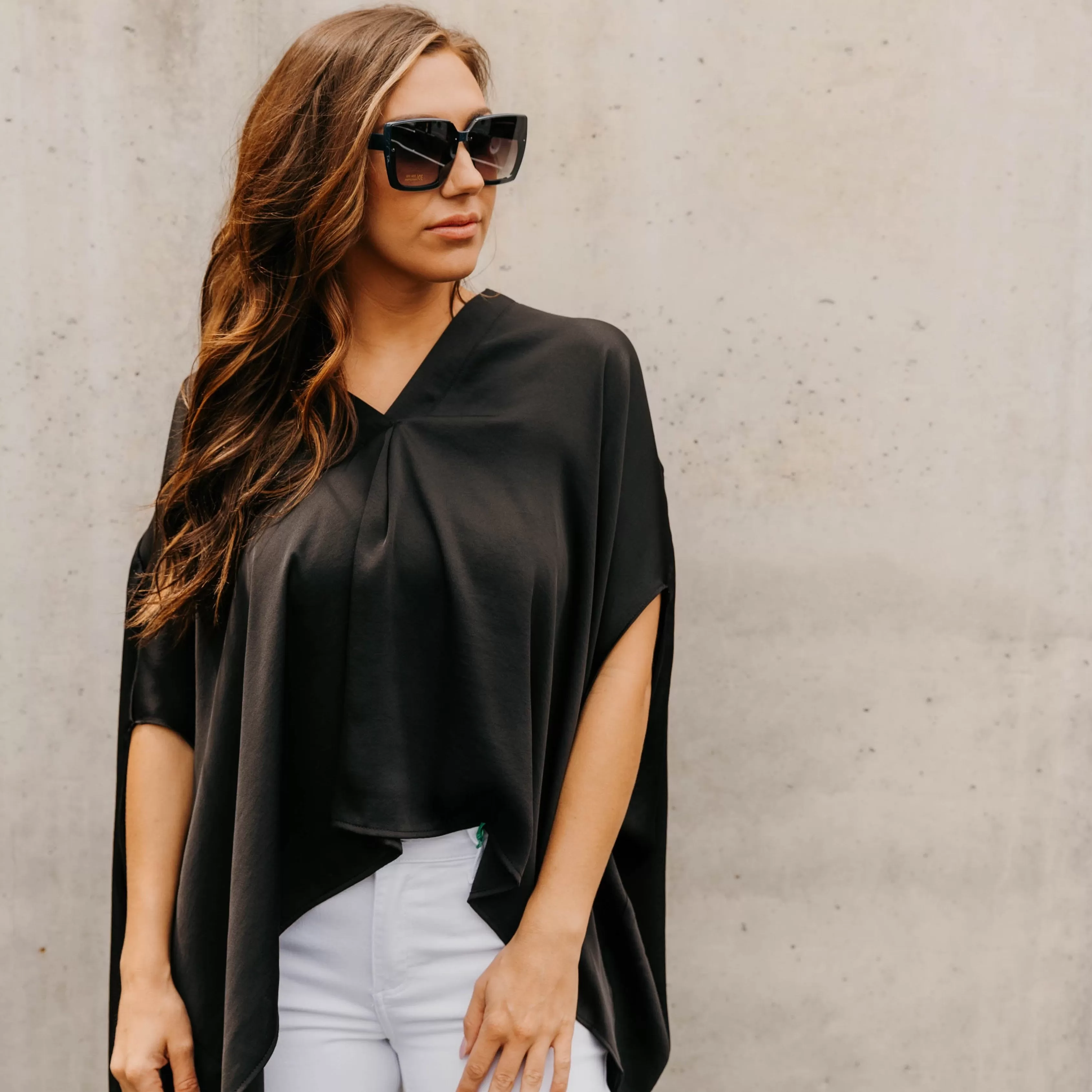 Aubrey Silk Kimono Top - Final Sale 40% off