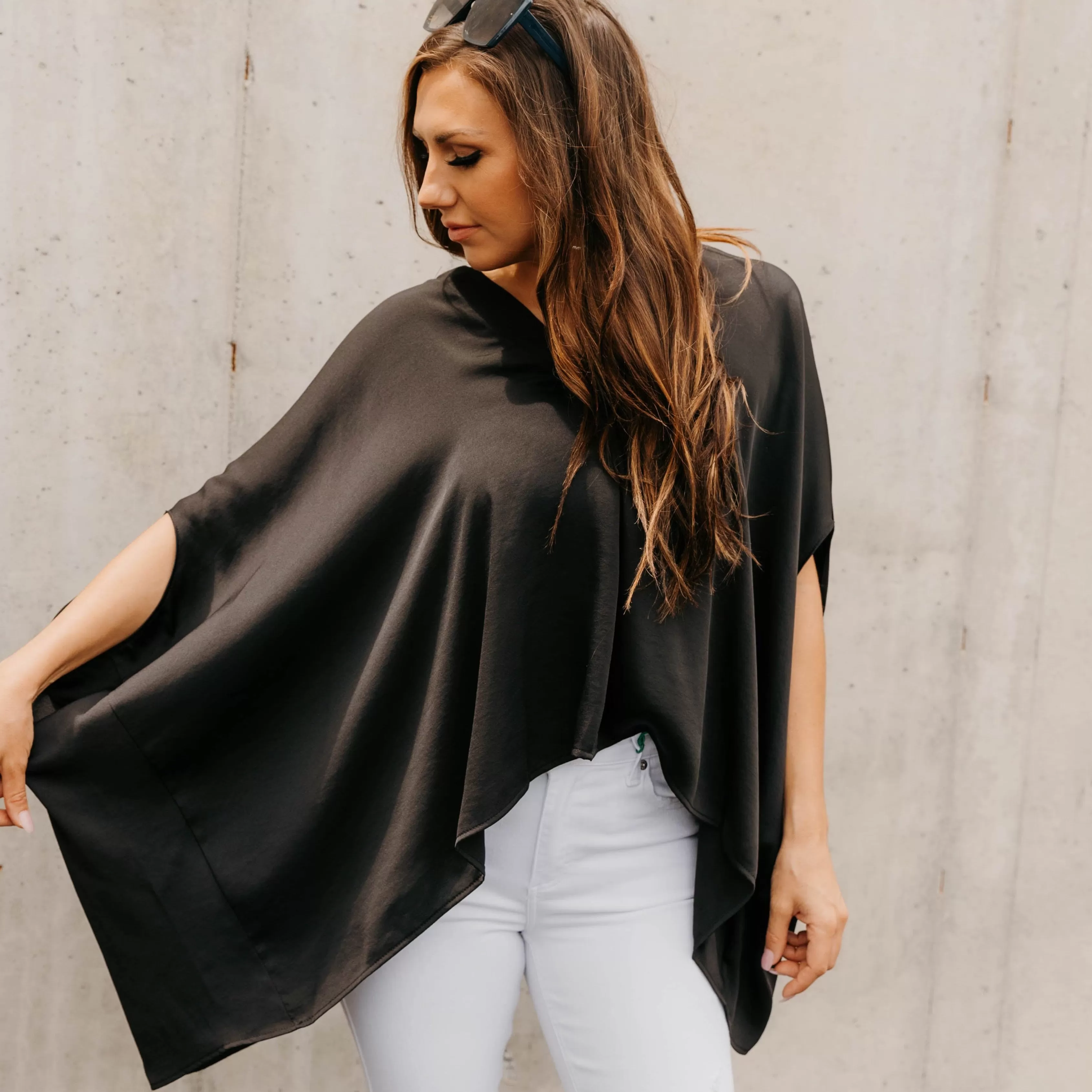 Aubrey Silk Kimono Top - Final Sale 40% off