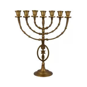 Authentic Bronze Plated Menorah 12″ / 30cm