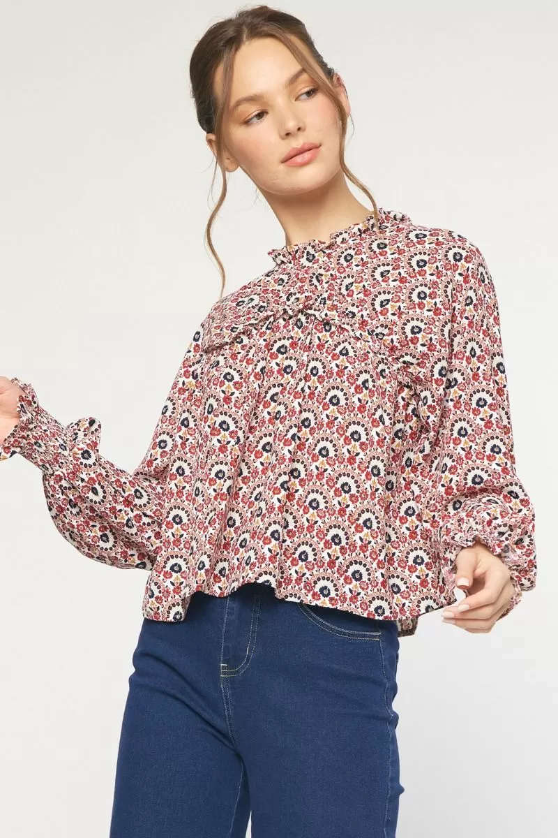 'Autumn Elegance' Top