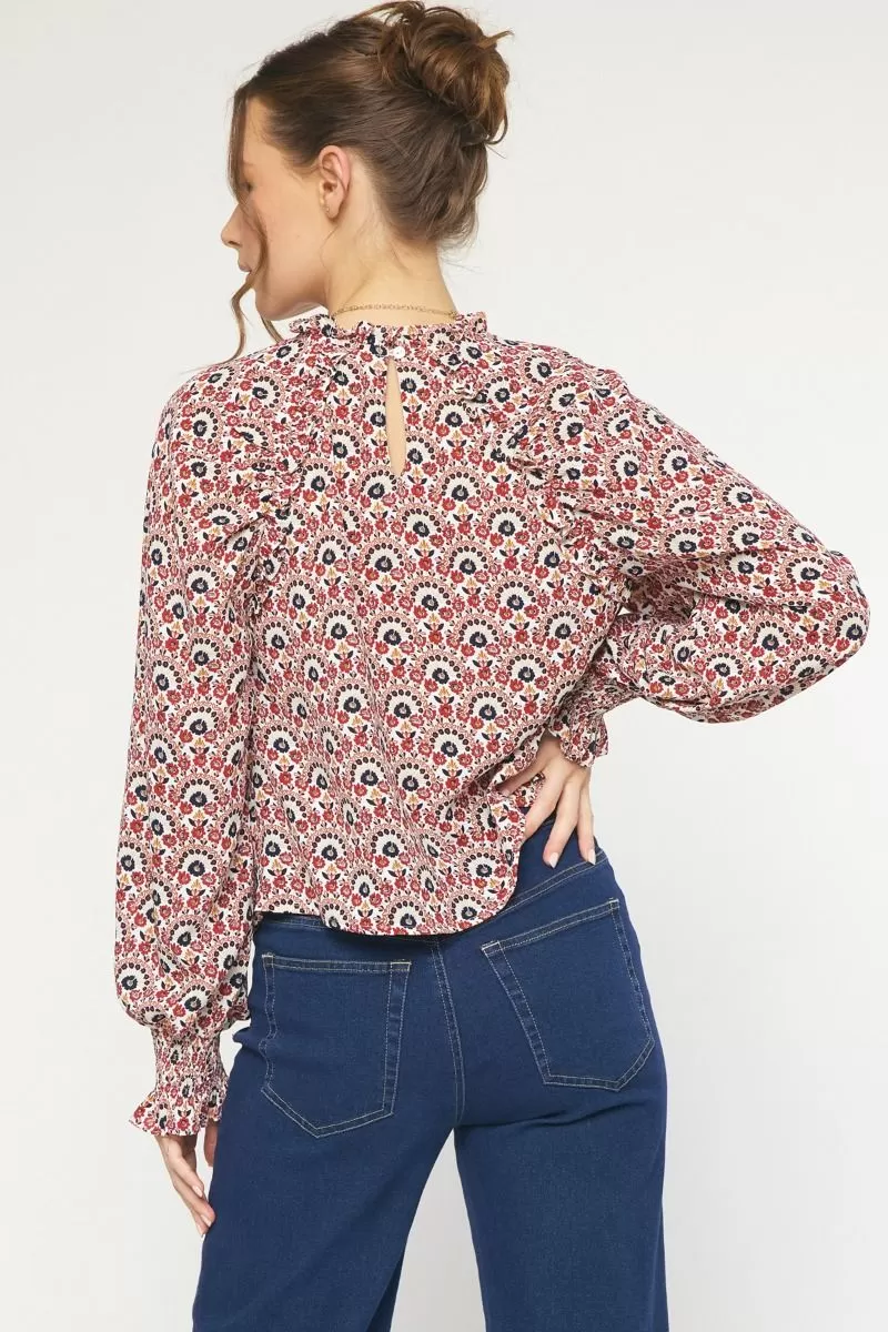 'Autumn Elegance' Top