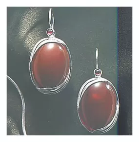 Autumn Light Carnelian Earrings