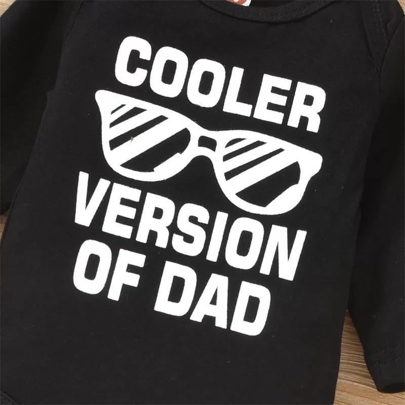 Baby Boys Solid Color Glasses Letter Printing Long Sleeve Romper Camouflage Trousers Hat Set