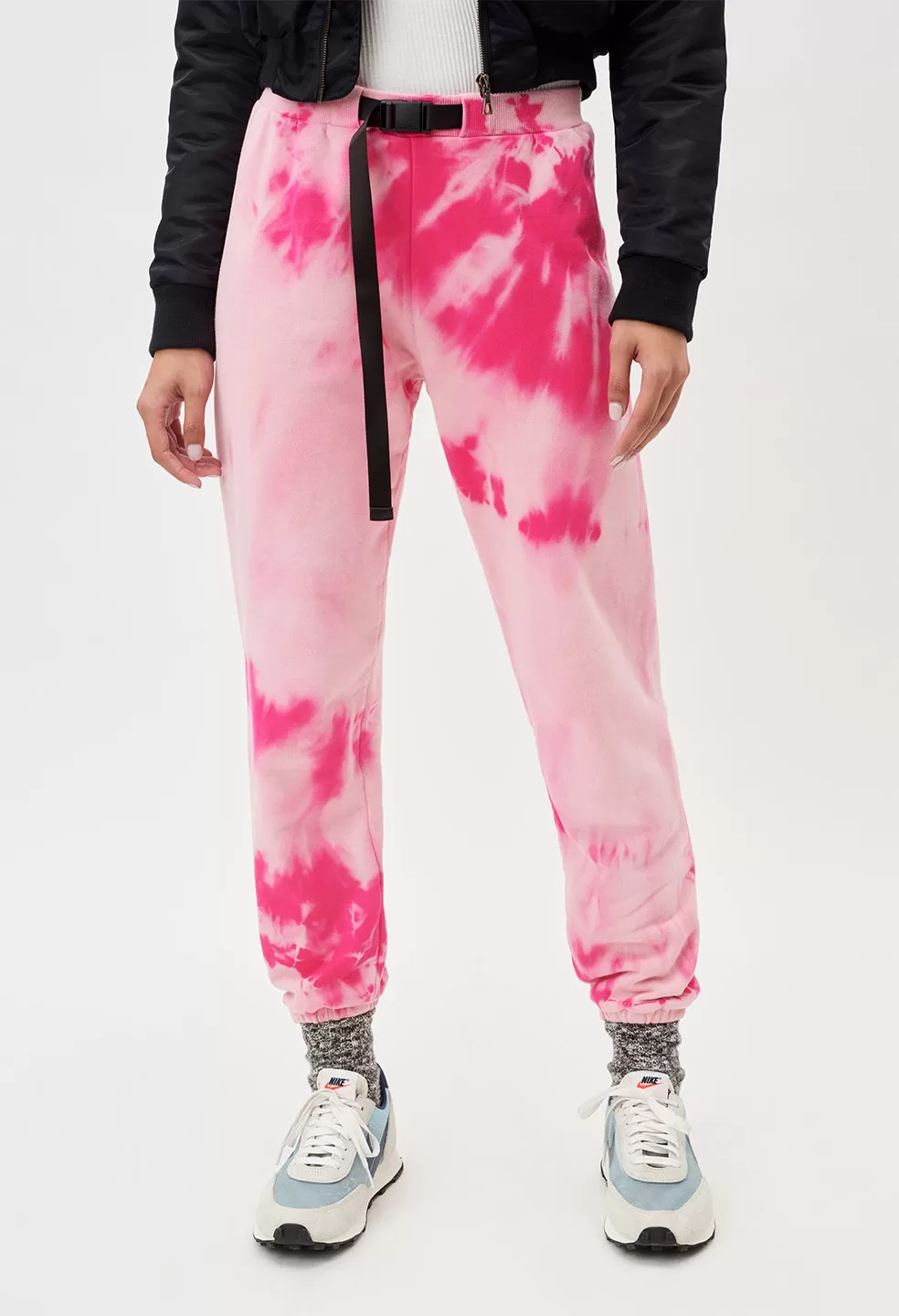 Belted Sweatpants / Lotus Dye