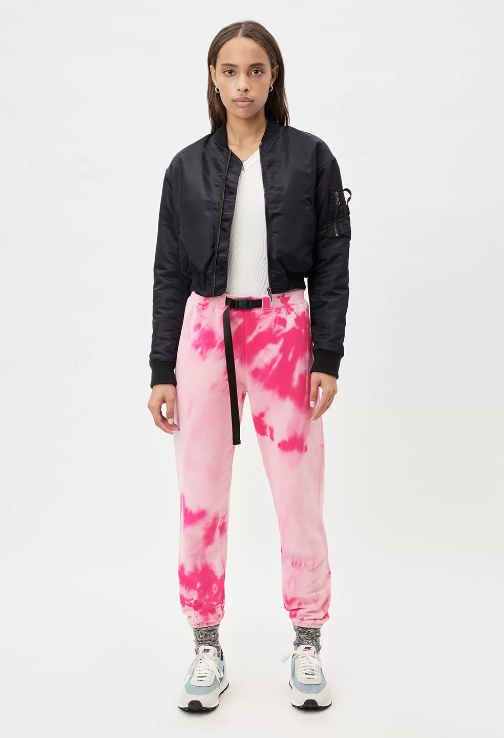 Belted Sweatpants / Lotus Dye