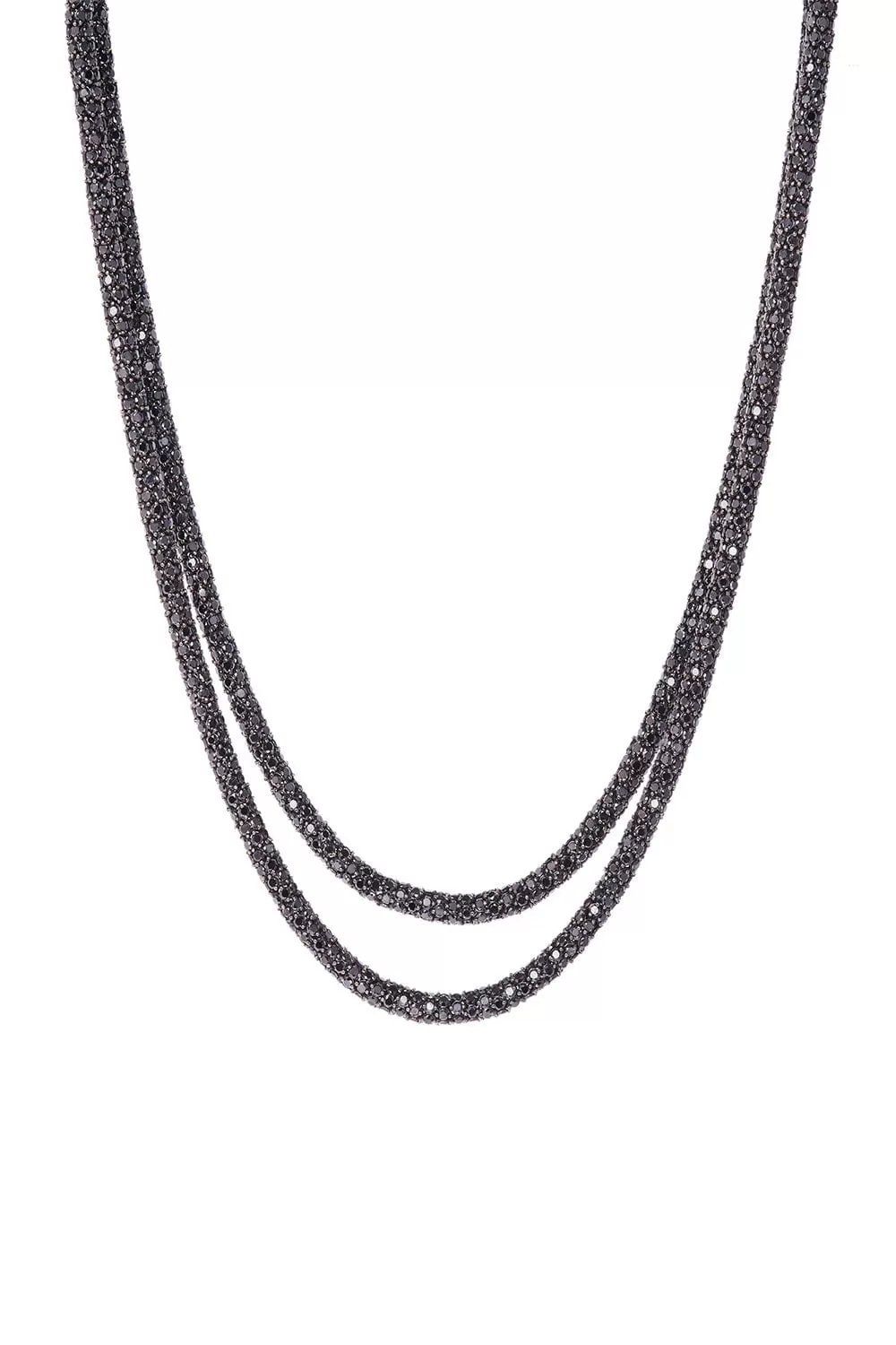 Black Diamond Rope Necklace