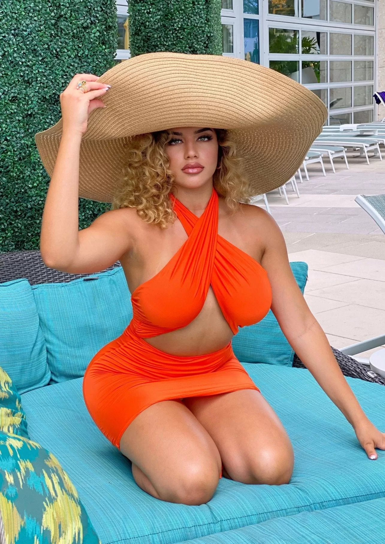 Bliss- Oversized Beach Hat