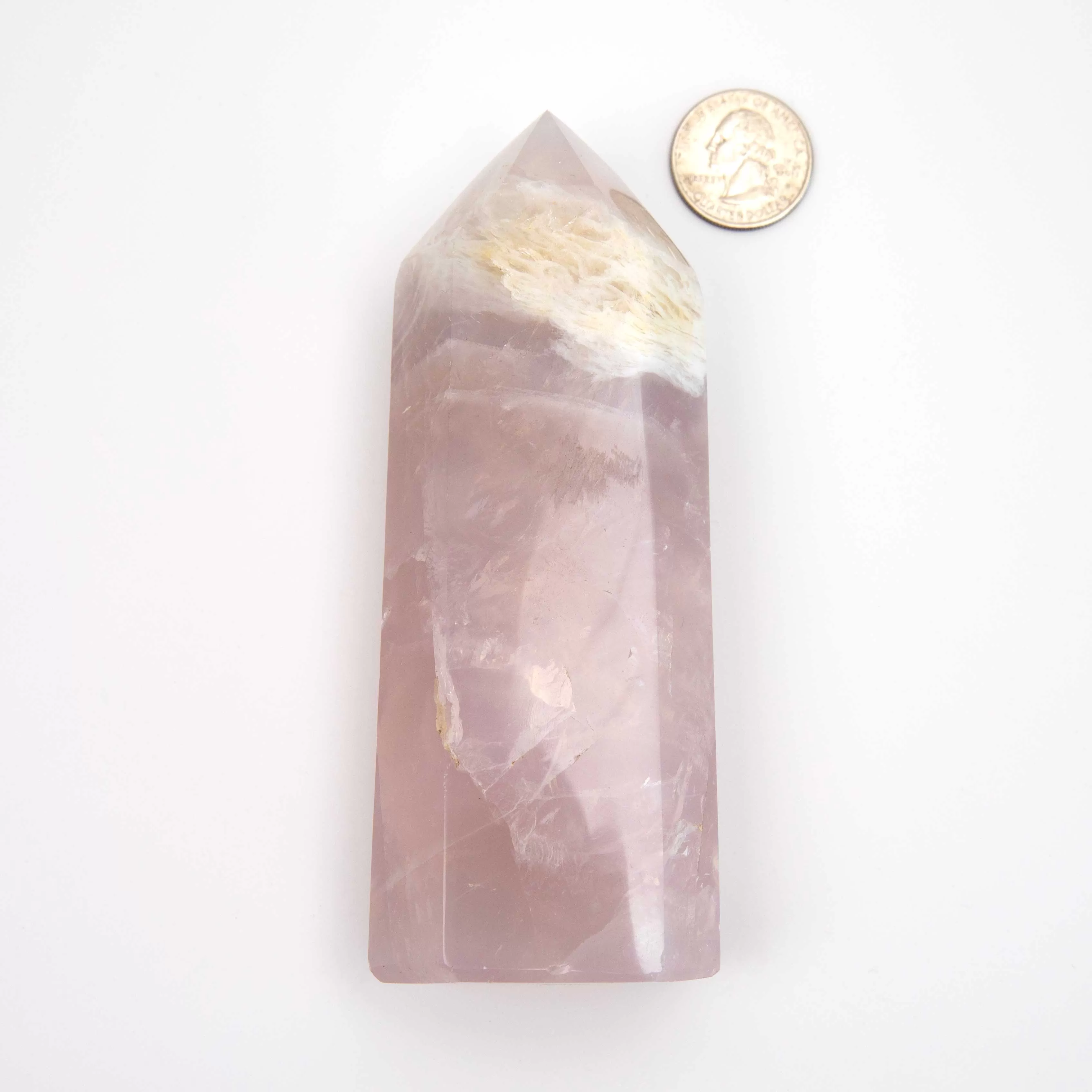 Blue Rose Quartz - Tower