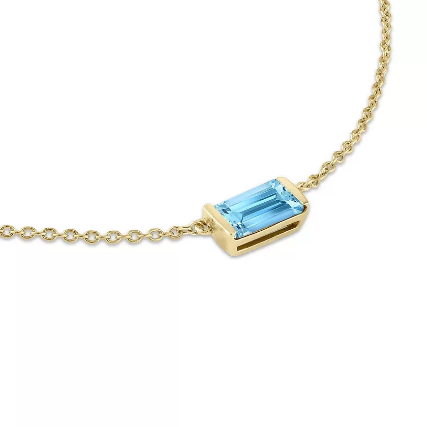 Blue Topaz Bonbon Necklace