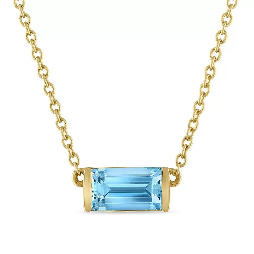 Blue Topaz Bonbon Necklace