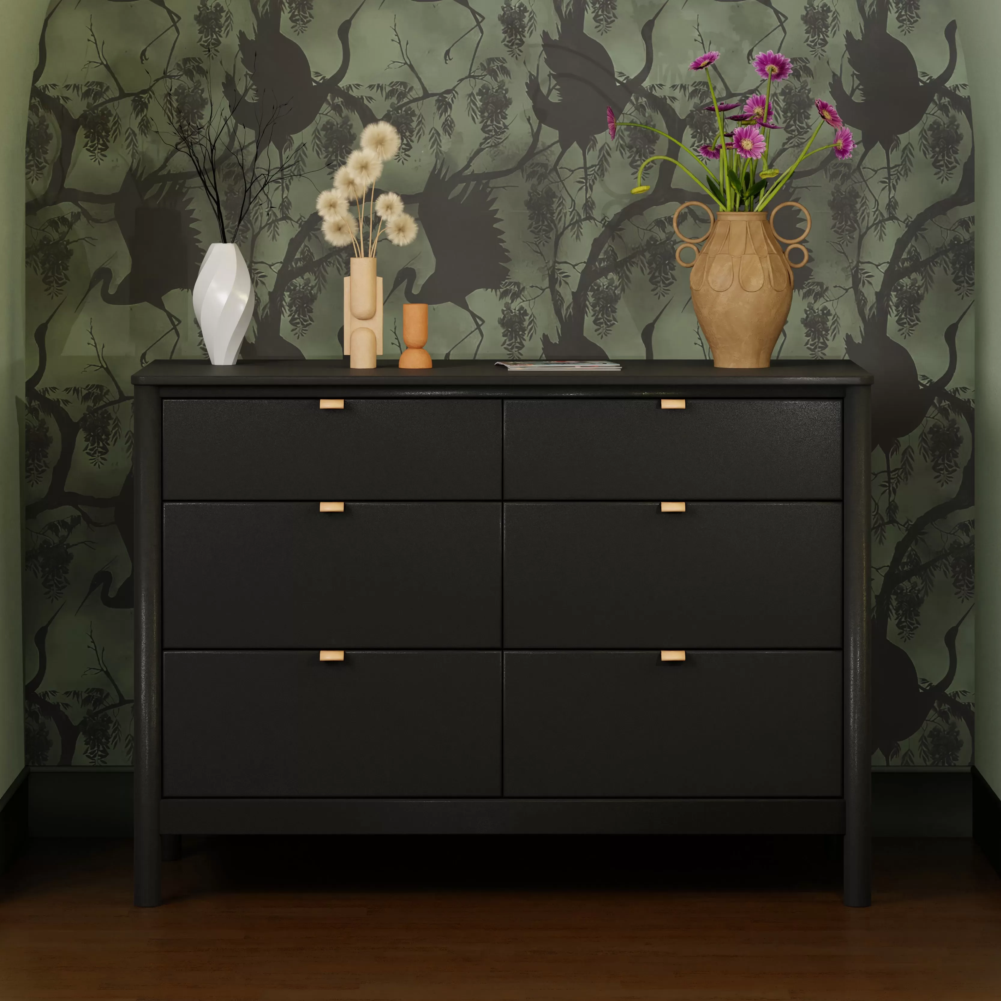 Bondi 6-Drawer Assembled Dresser