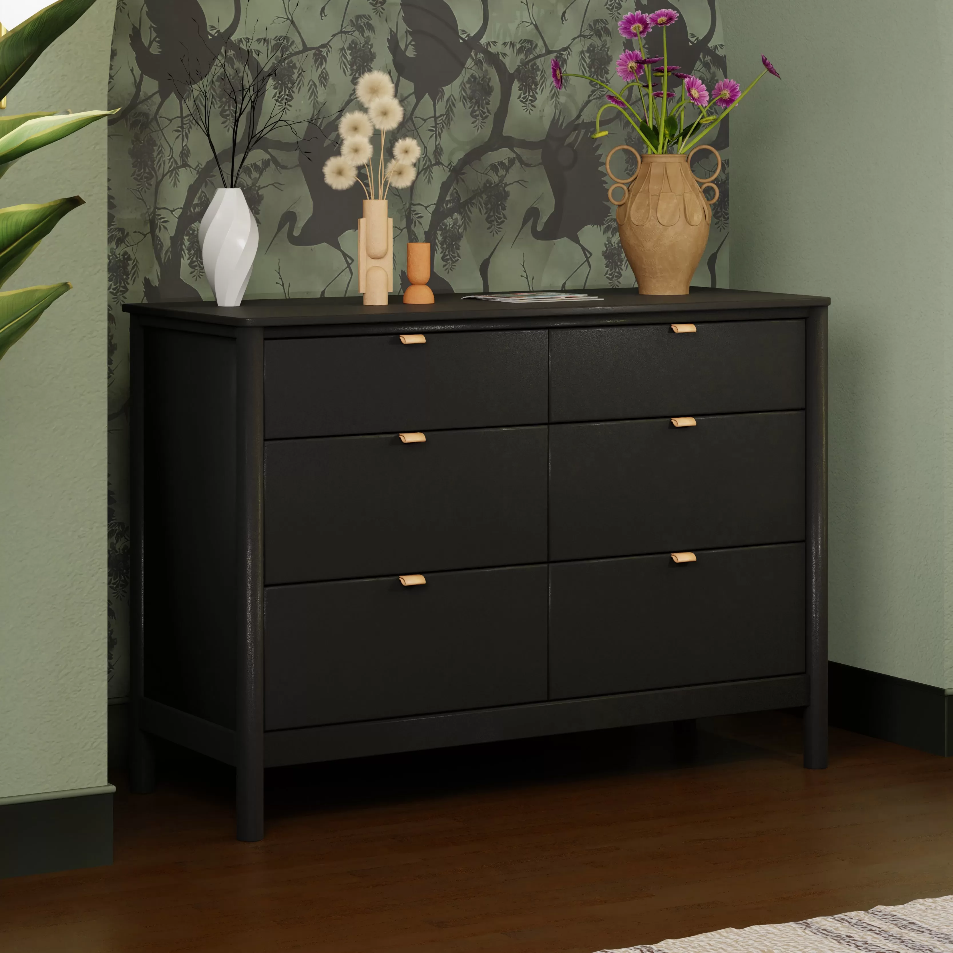 Bondi 6-Drawer Assembled Dresser