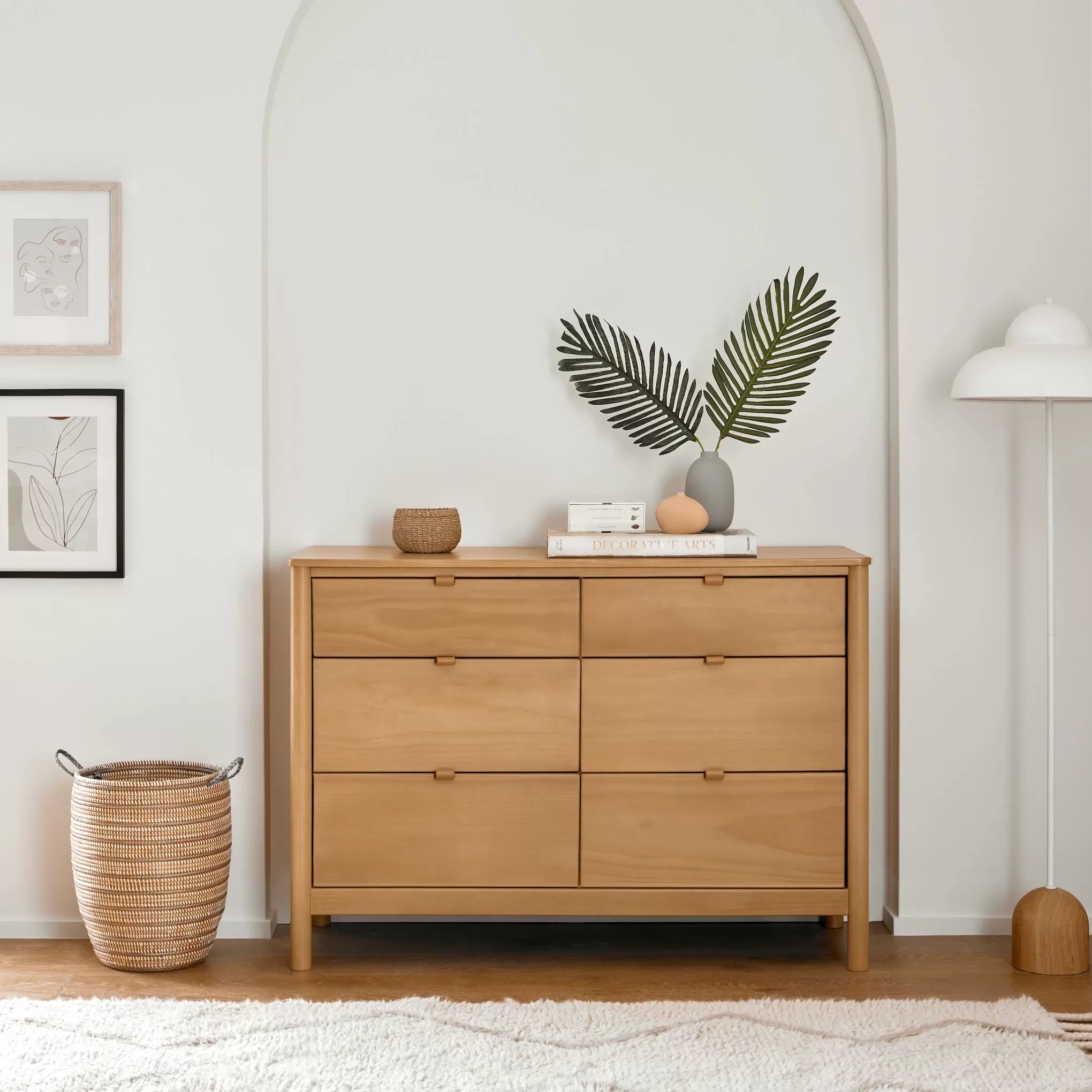 Bondi 6-Drawer Assembled Dresser