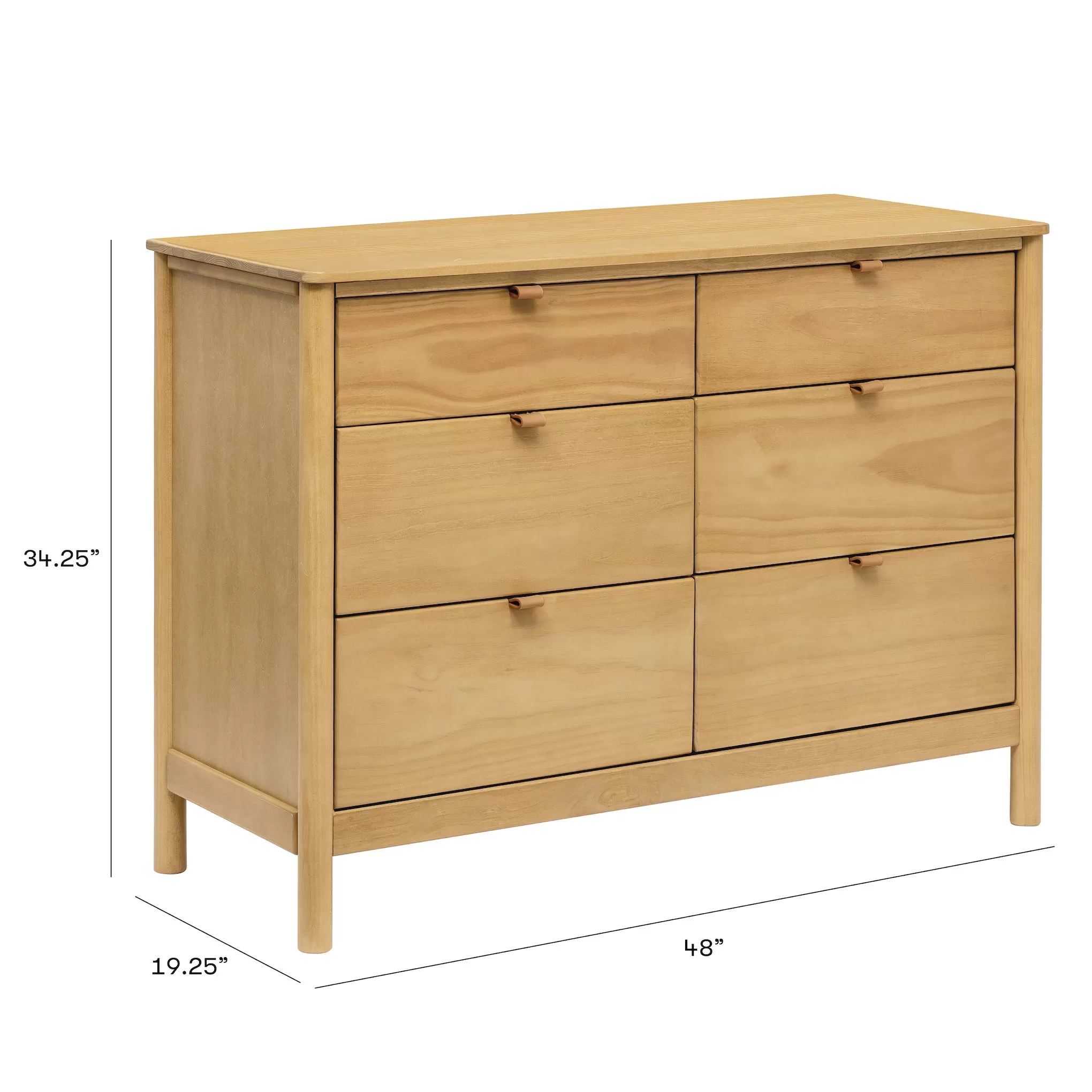 Bondi 6-Drawer Assembled Dresser