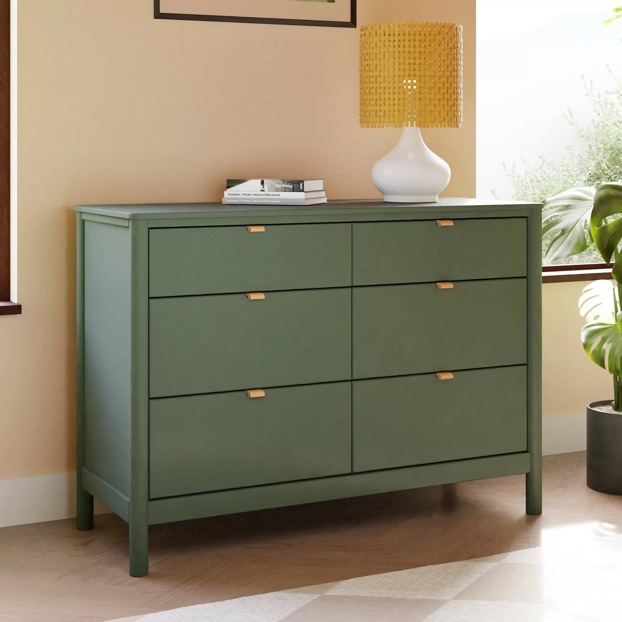 Bondi 6-Drawer Assembled Dresser