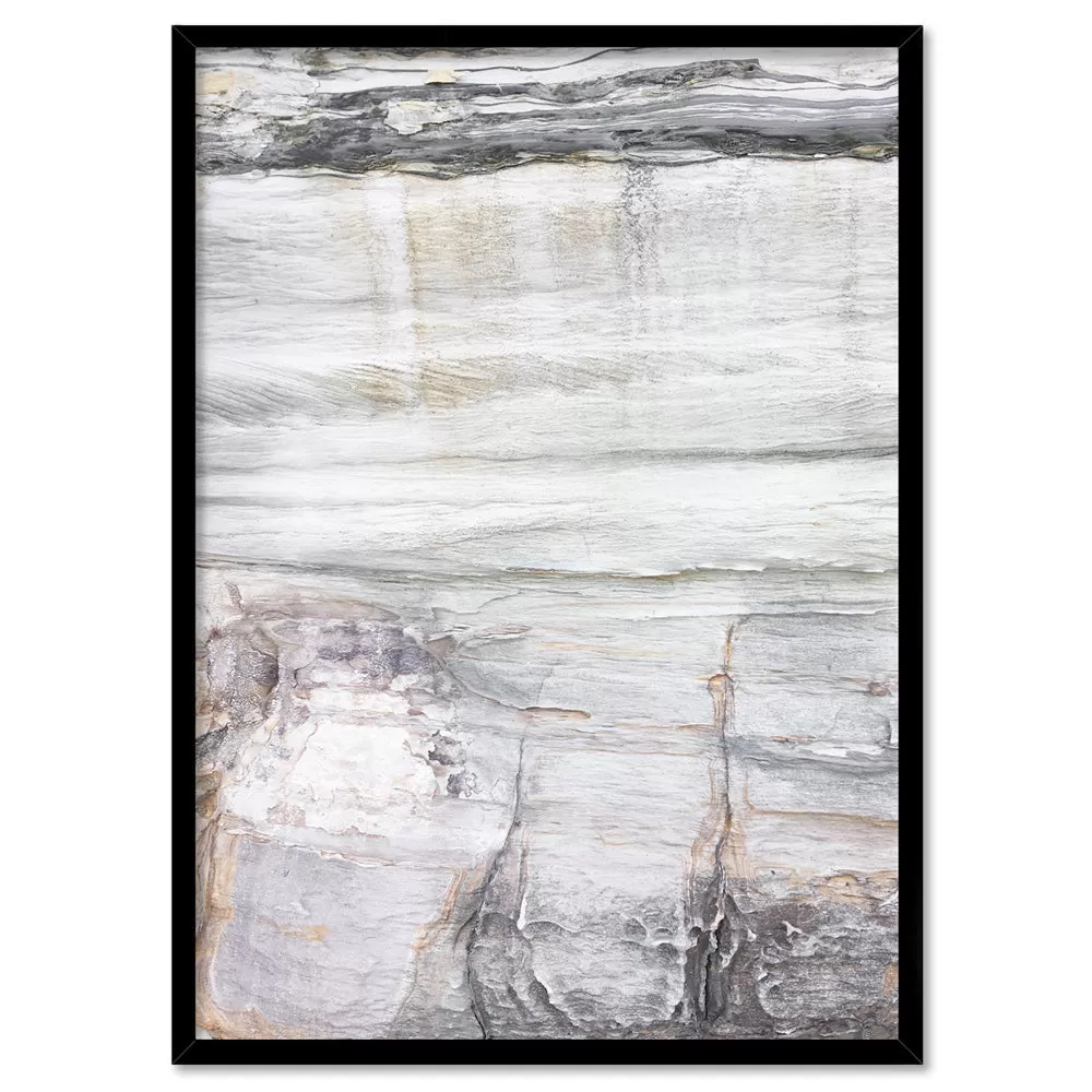 Bondi Coastal Rock Face III - Art Print