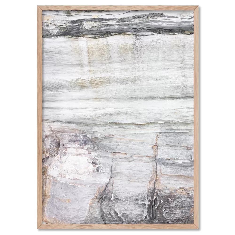 Bondi Coastal Rock Face III - Art Print