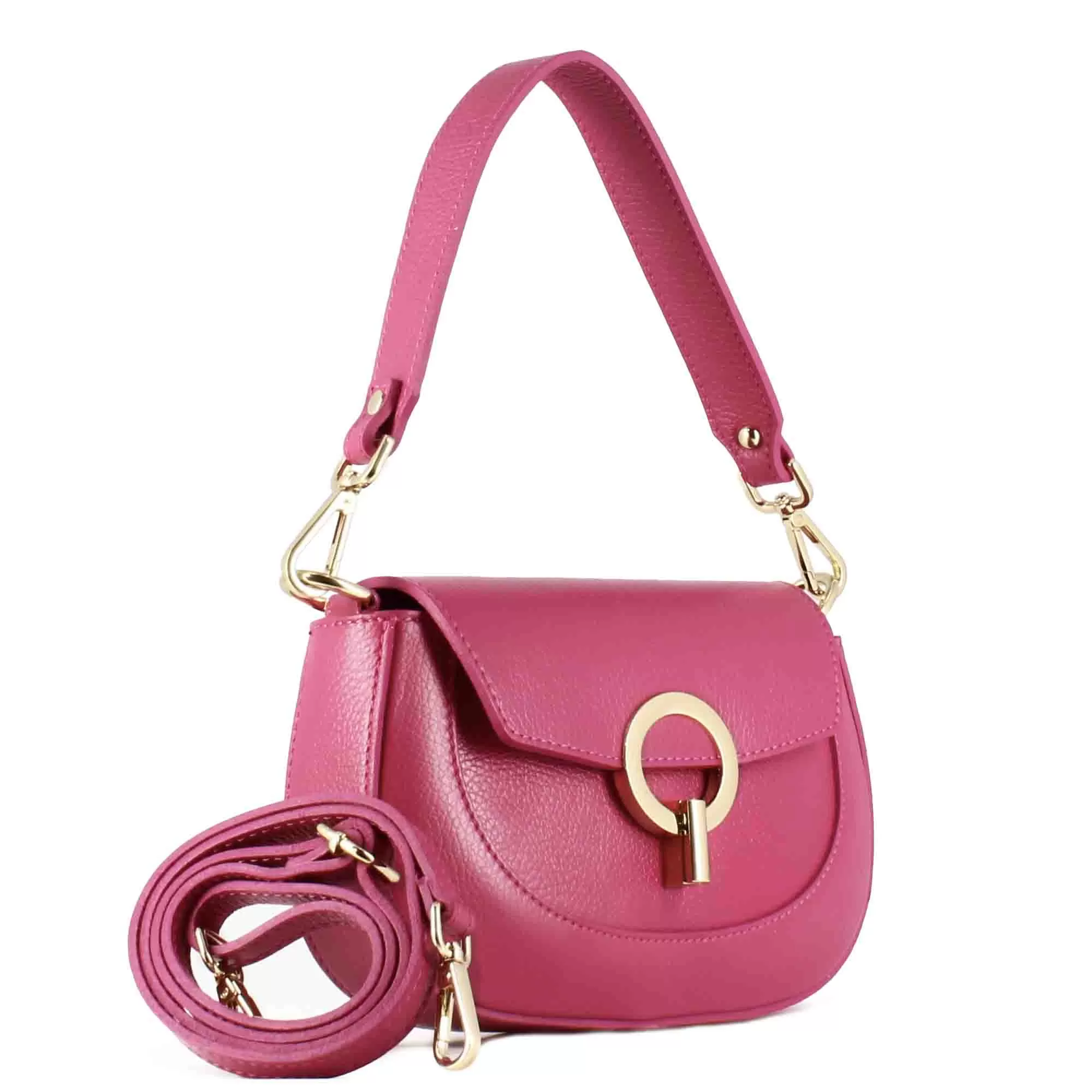 Borsa a mano Grace da donna in pelle colore rosa