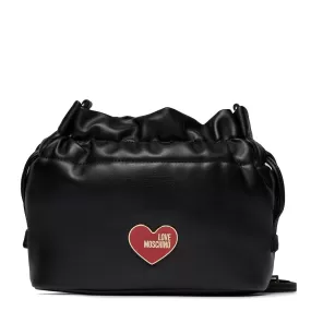 Borsa Donna a Secchiello LOVE MOSCHINO linea Marshmallow Nera