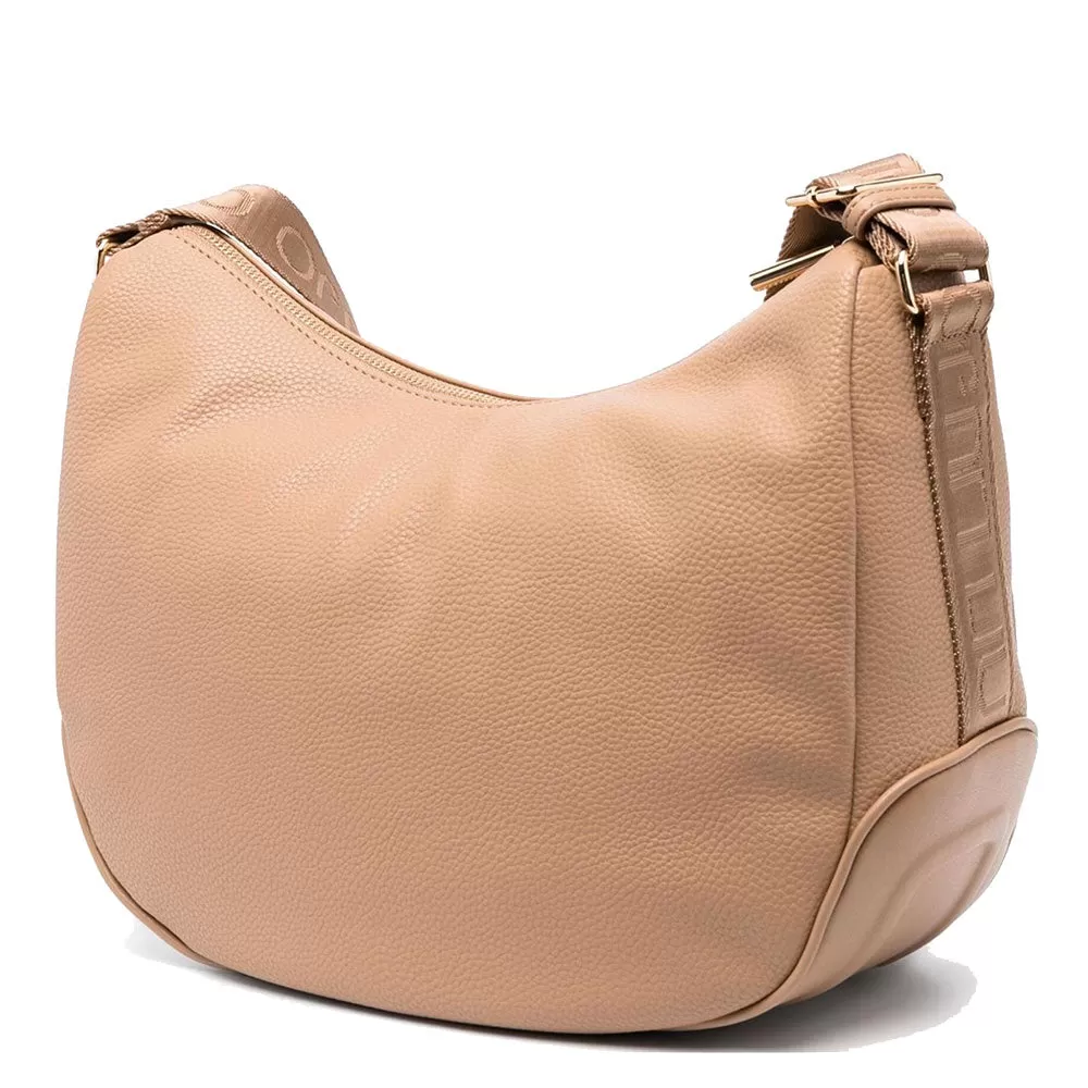 Borsa Donna Mezzaluna Grande LIU JO Effetto Bottalato color Cammello