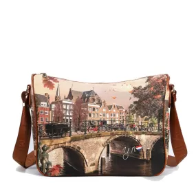 Borsa Donna Y NOT a Tracolla Regolabile linea YES-370 Autumn River