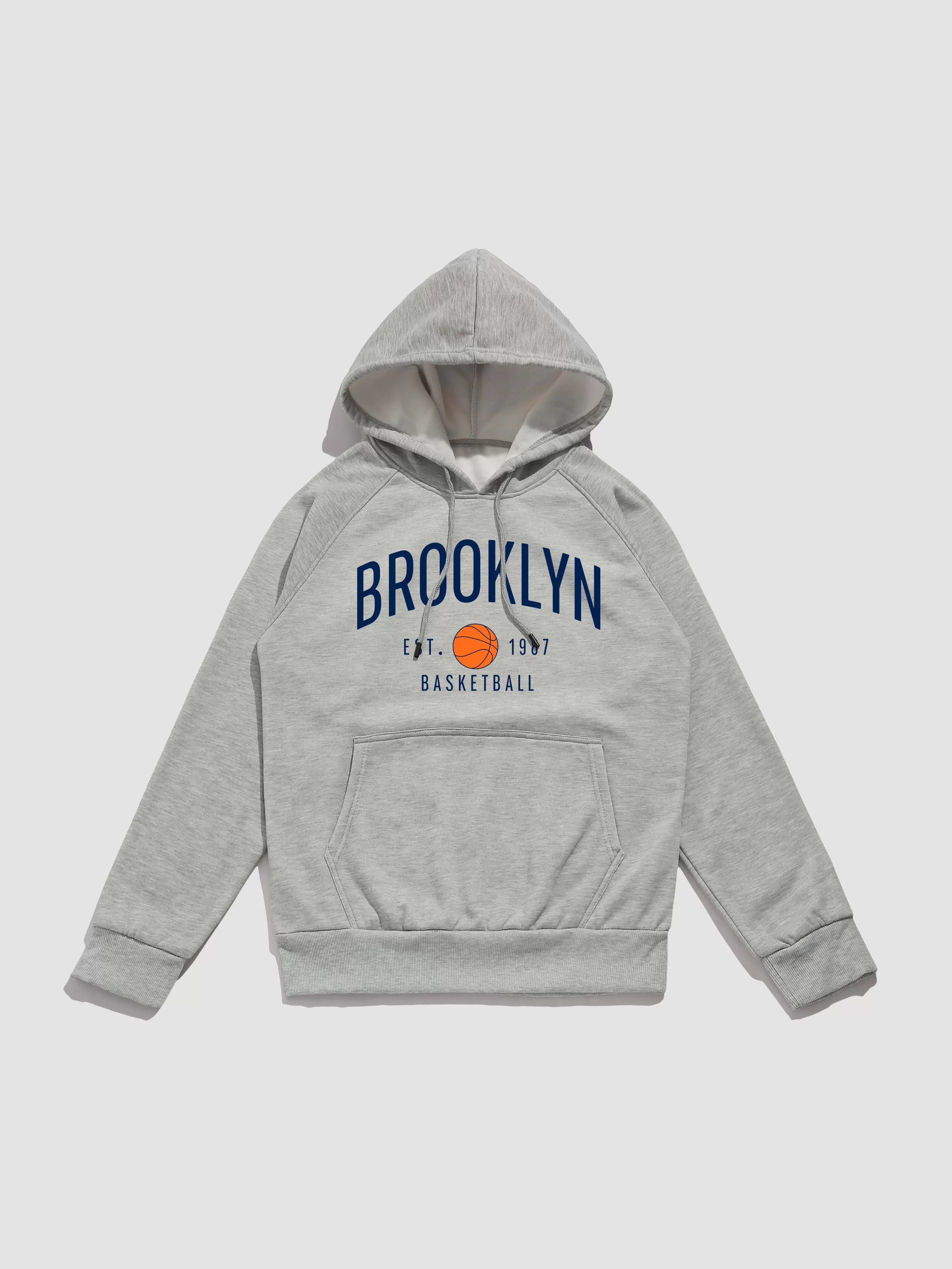 Brooklyn Basketball Print Hoodie