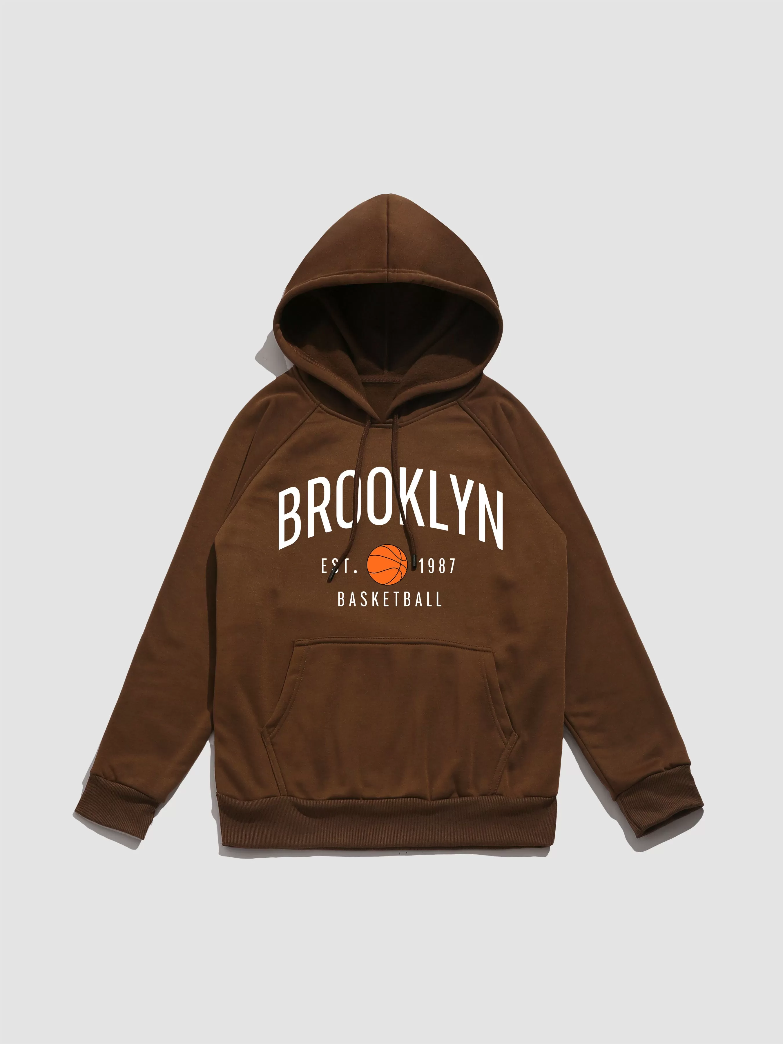 Brooklyn Basketball Print Hoodie