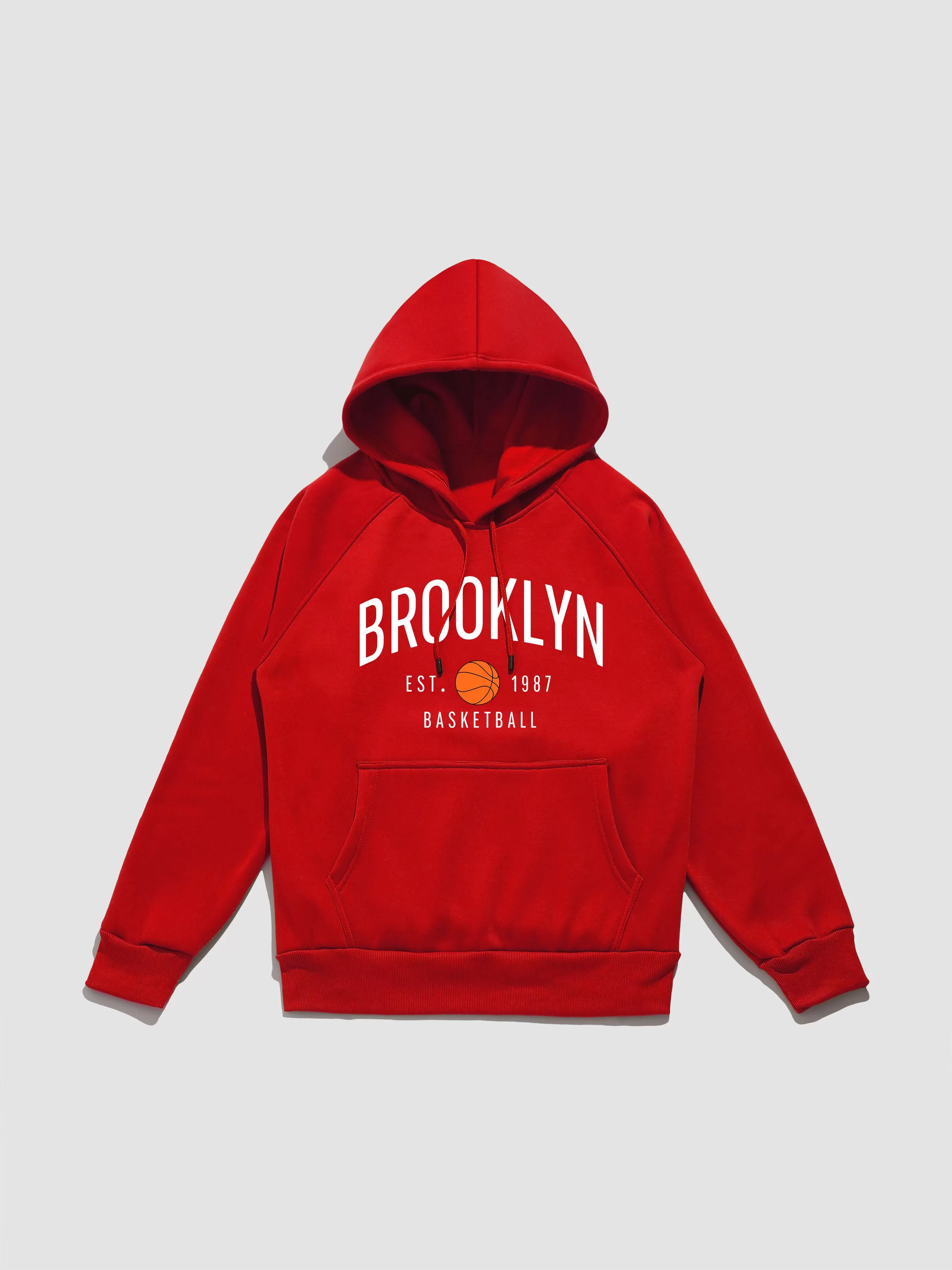 Brooklyn Basketball Print Hoodie