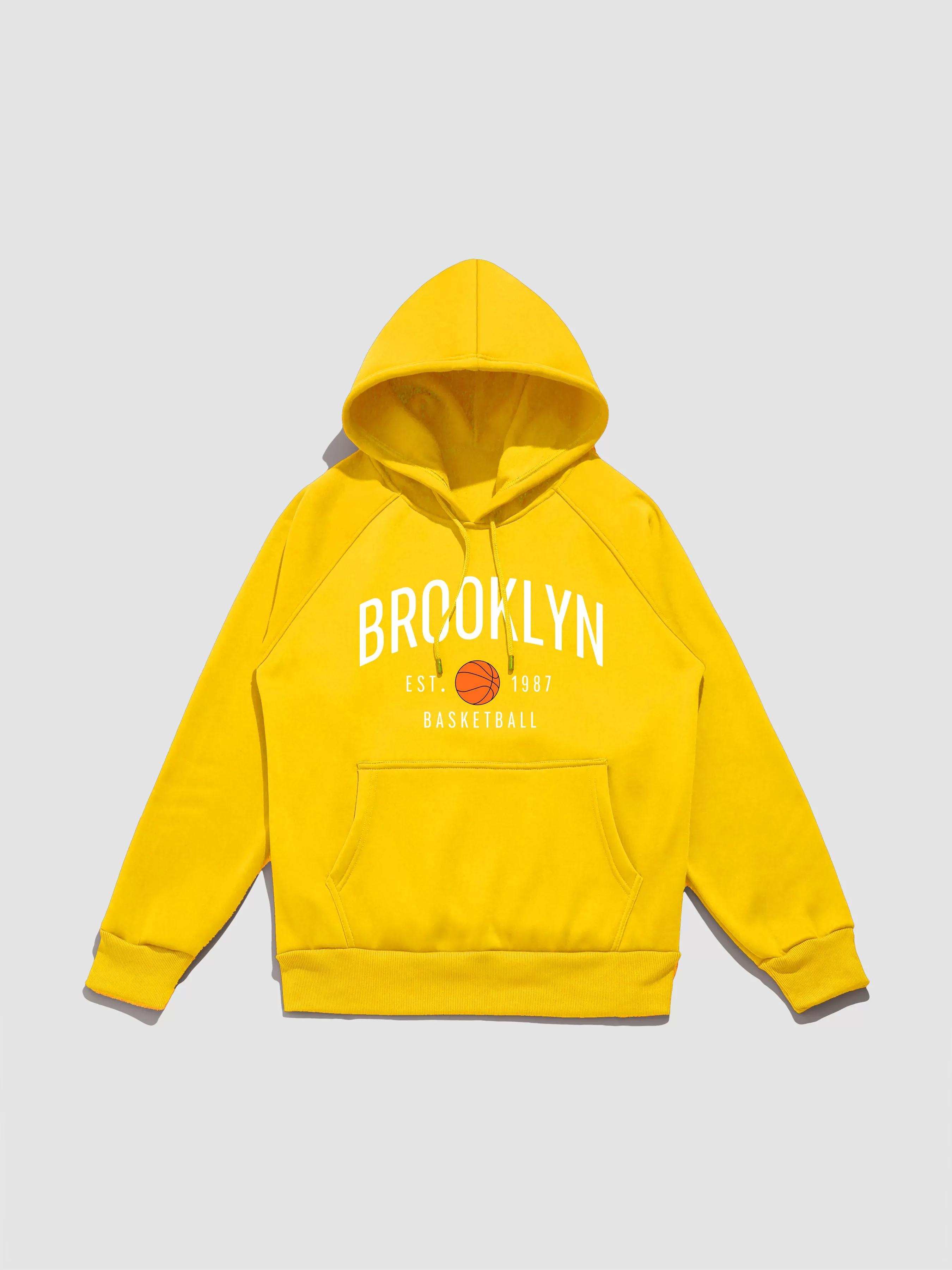 Brooklyn Basketball Print Hoodie