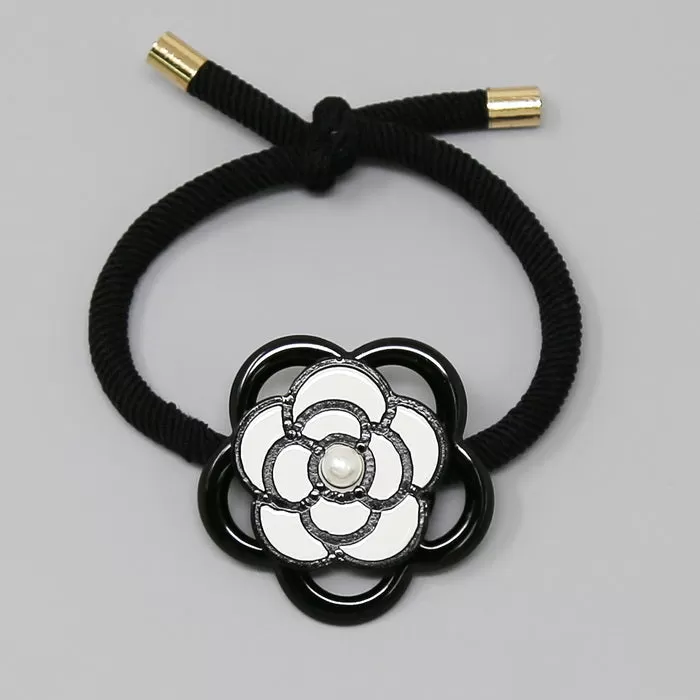 Camelia Flower Hair Tie