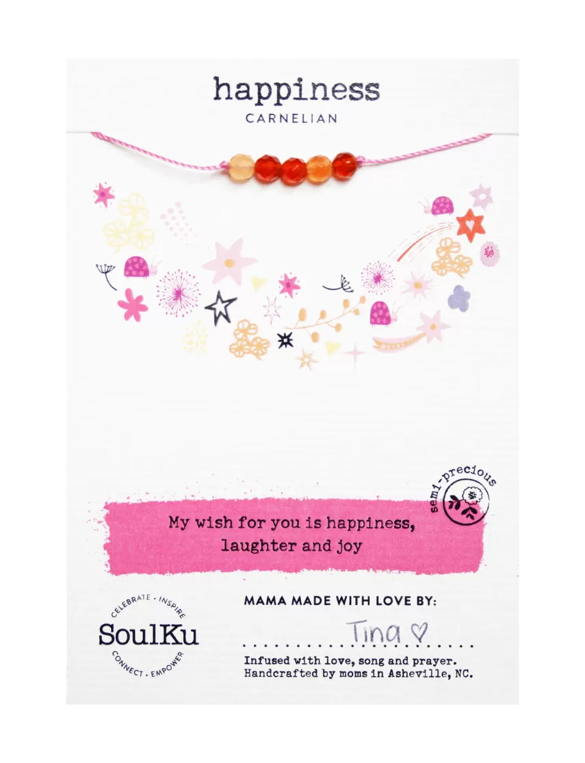 Carnelian Little Wishes KIDS Necklace for Happiness